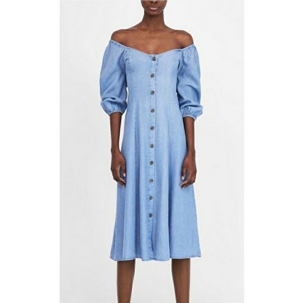 ZARA Premium Denim Dress